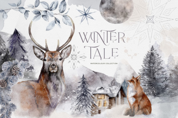 Download Winter Illustrations Clip Art Watercolor - Winter illustration Collection