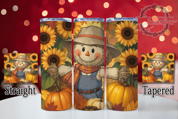 Download Rustic Autumn Farm Scarecrow Tumbler - Farm scarecrow Collection