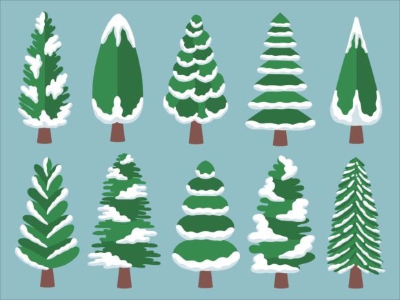 Download Christmas Pine Tree Snow Watercolor - Premium Resources