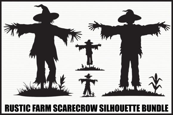 Download Rustic Farm Scarecrow Bundle - Farm scarecrow Collection